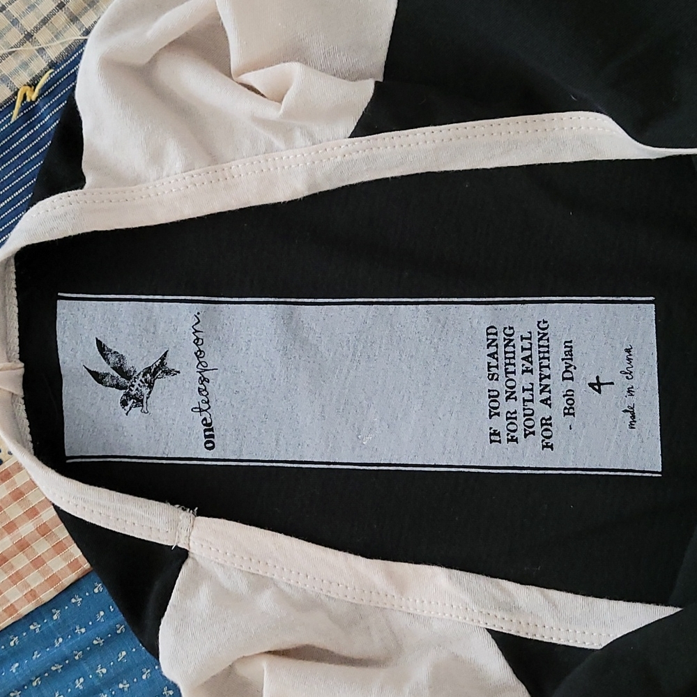 One Teaspoon Rebel Glam Raglan Top - Picture 4 of 7